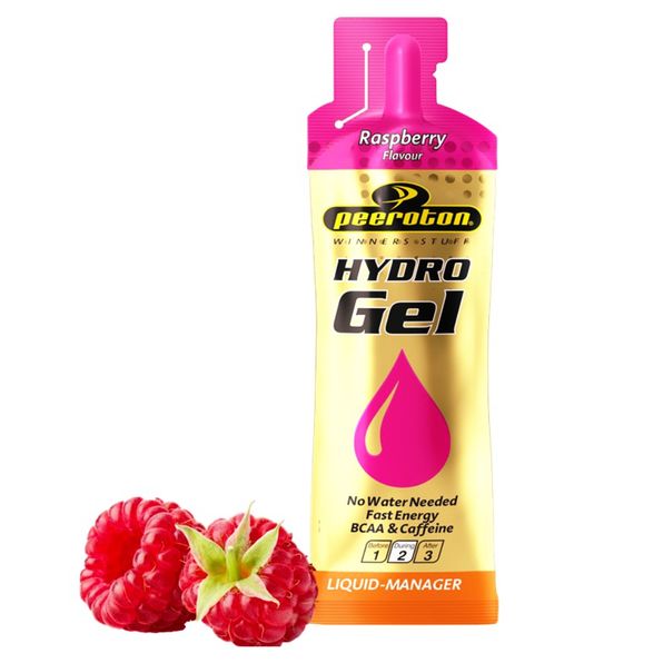 HYDRO GEL s BCAA a kofeinem malinový 60ml Peeroton