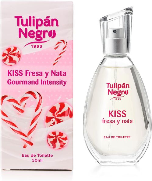 T. Negro EDT KISS Fresa y Nata 50 ml