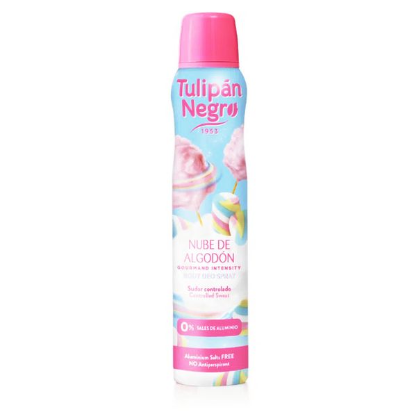 Tulipán Negro tělový sprej Nube de Algodón 200 ml